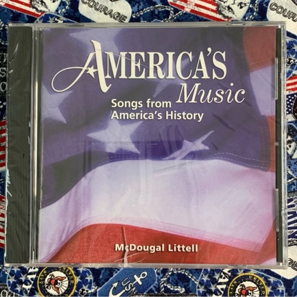 NWOT McDougal Littell. America’s Music: Songs from America’s History. CD. 🇺🇸